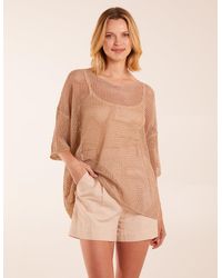 Blue Vanilla - V Neck Crochet Top - Lyst