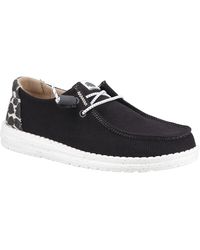 HEYDUDE - Wendy Leopard Cotton Blend /Leopard Loafers - Lyst