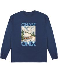 Park Fields - Pierce Archive Chamonix-Mont-Blanc Graphic Sweatshirt Cotton - Lyst