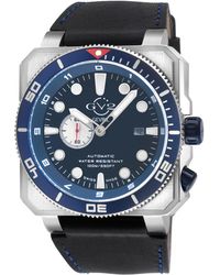 Gv2 - Xo Submarine Swiss Automatic Movement Sa100 Dial Handmade Italian Leather Watch - Lyst