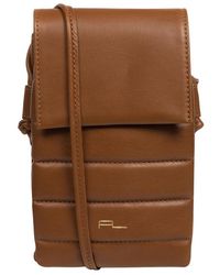 Pure Luxuries - 'Lilian' Nappa Leather Cross Body Phone Bag - Lyst