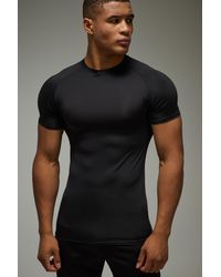 BoohooMAN - Active Lightweight Essentials Gym Muscle Fit Raglan T-Shirt 2 Pack - Lyst