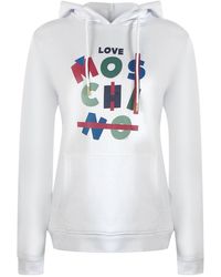 Moschino - Jumble Logo Hoodie - Lyst