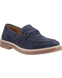 Hush Puppies - Gryffin Leather Loafers - Lyst