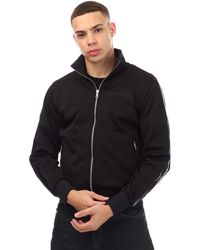 Palm Angels - Tuxedo Leopard Track Jacket In Zwart-wit - Lyst