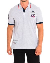 La Martina - Short Sleeve Polo Tmp602-Pk097 - Lyst