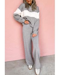 Azura Exchange - Color Block Pant Set - Lyst