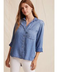 Bella Dahl - Relaxed Fit Long Sleeve Cuff Shirt - Lyst