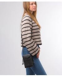 Pure Luxuries - 'Kiana' Nappa Leather Cross Body Phone Bag - Lyst