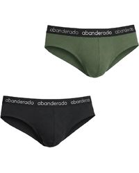 Abanderado - Pack Of 2 Elastic Cotton Briefs Aa595 - Lyst