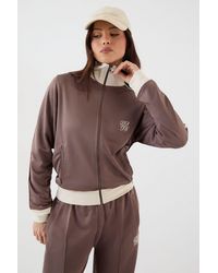 DSGN Studio - Tricot Contrast Zip Through Track Jacket - Lyst