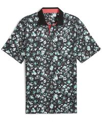 PUMA - Cloudspun Abstract Camo Polo Shirt - Lyst