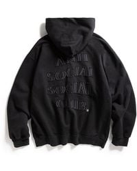ANTI SOCIAL SOCIAL CLUB - Anti Social Club Assc Applique Mind Games Hoodie - Lyst