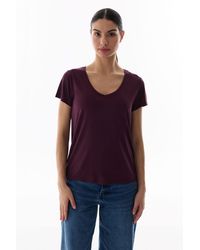 Penti - Oversized V-Neck Long T-Shirt - Lyst