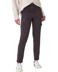Roman - Cotton Blend Cargo Stretch Jegging - Lyst