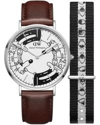 Daniel Wellington - Dw00100735 Classic Steven Harrington 40Mm Watch And Strap Gift Set - Lyst