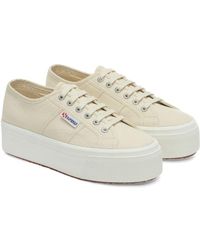 Superga - Ladies 2790 Linea Up Down Trainers ( Light Eggshell/Avorio) - Lyst