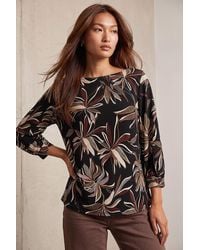 Roman - Dropped Shoulder Puff Print Top - Lyst