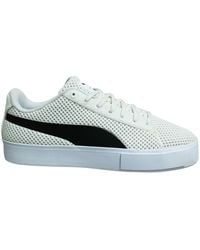 PUMA - X Daily Paper Court Platform Knit Lace Up Trainers 363457 02 - Lyst
