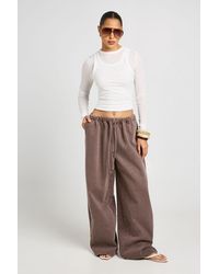 Boohoo - Elasticated Waistband Wide Leg Jean - Lyst