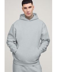 BoohooMAN - Tall Basic Oversized Over The Head Hoodie - Lyst