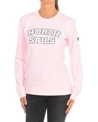 North Sails - Dames Sweatshirt Met Lange Mouwen En Ronde Hals 9024210 - Lyst
