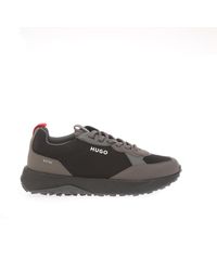 HUGO - Men's Kane Running Trainers In Grey - Lyst