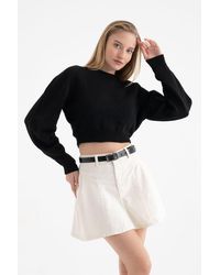 Hiccup - Crew Neck Basic Sweater - Lyst