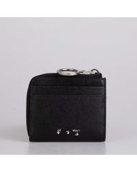 Off-White c/o Virgil Abloh - Off- Accessories Off Binder Diagonal Saffiano Zip Wallet - Lyst