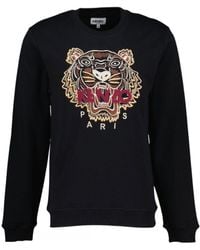 KENZO - Tiger Embroidered Varsity Icon Jumper - Lyst