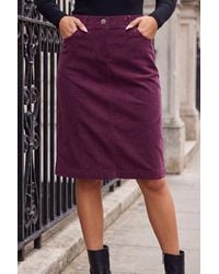 Roman - Corduroy A-Line Skirt - Lyst