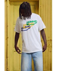 BoohooMAN - Oversized Homme Repeat Logo T-Shirt - Lyst
