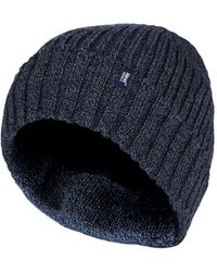 Heat Holders - 3.6 Tog Fleece Lined Thermal Turn Over Cuff Winter Beanie Hat - Lyst