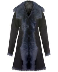 Infinity Leather - Toscana Sheepskin Suede Trench Coat-Tbilisi - Lyst