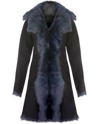 Infinity Leather - Toscana Sheepskin Suede Trench Coat-Tbilisi - Lyst