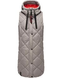 Navahoo - Lange Bodywarmer Schnuckel – Modern & Met Capuchon - Lyst