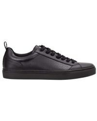 BOSS - Men's Morrie Tennis Trainers In Black - Lyst