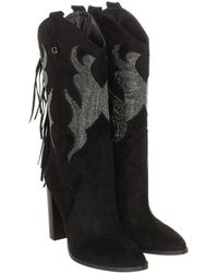 Guess - Womenss Pointed Toe Heeled Boots Finished - Lyst