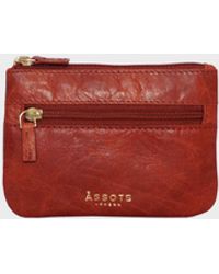 Assots London - Mary' Soft Small Leather Coin Purse - Lyst