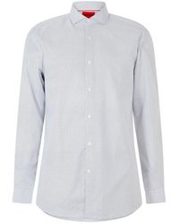 HUGO - Oxford Collared Long Sleeve Regular Fit Shirt - Lyst