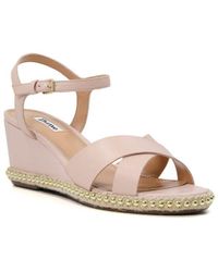 Dune on sale pink wedges