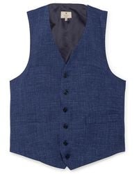 Hackett - Mayfair Glen Check Waistcoat - Lyst