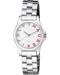 Haurex Italy - 7A505Dps Diamond-Accented Mini City Stainless Steel Bracelet Watch - Lyst
