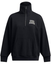 Under Armour - Icon Hooded Neck Drop Shoulder Oversize Fit Hoody - Lyst