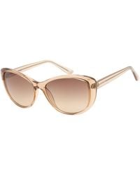 Calvin Klein - Crystal Frame Gradient Lensed Sunglasses - Lyst