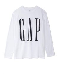 Gap - Long Sleeve T-Shirt Logo Front - Lyst