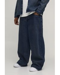 BoohooMAN - Plus Extreme Washed Super Baggy Jeans - Lyst