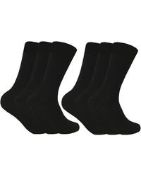 Sock Snob - 6 Pack Thick Warm Wool Blend Hiking Socks - Lyst