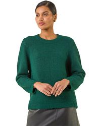 Roman - Bow Back Metallic Knit Jumper - Lyst