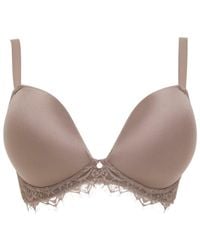 Figleaves - Xz250Vf Smoothing Non Wired Lace Bra - Lyst